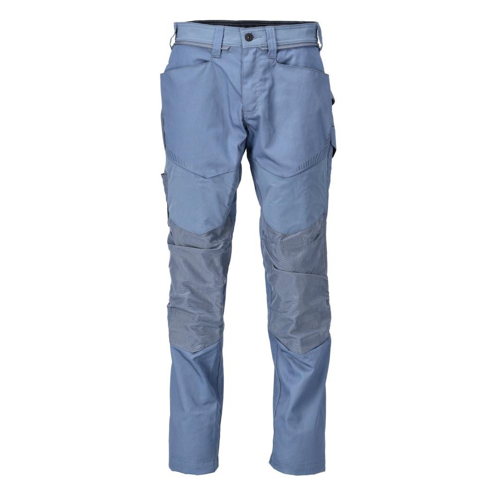 Pantaloni cu buzunare pentru genunchi Pantaloni, albastru piatra