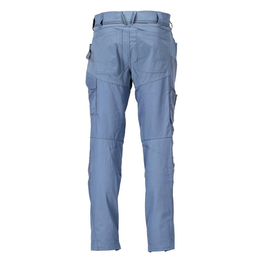 Pantaloni cu buzunare pentru genunchi Pantaloni, albastru piatra