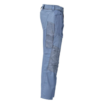 Pantaloni cu buzunare pentru genunchi Pantaloni, albastru piatra