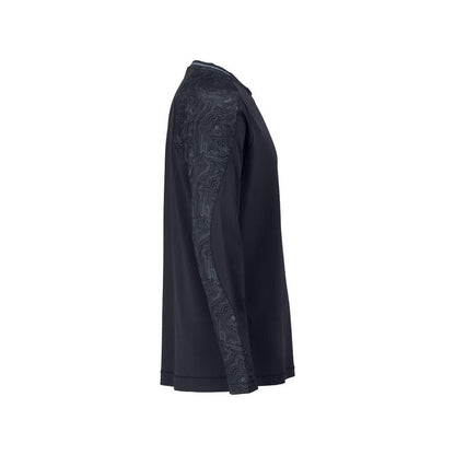 Tricou, maneca lunga, tricou modern fit