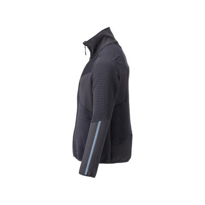 Pulover din lână cu jachetă din microfleece cu fermoar