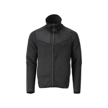 Pulover din lână cu jachetă din microfleece cu fermoar