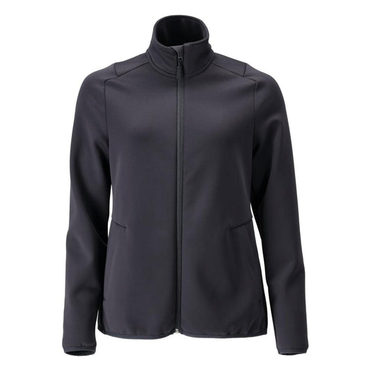 Pulover din lână cu fermoar, jachetă de damă din microfleece