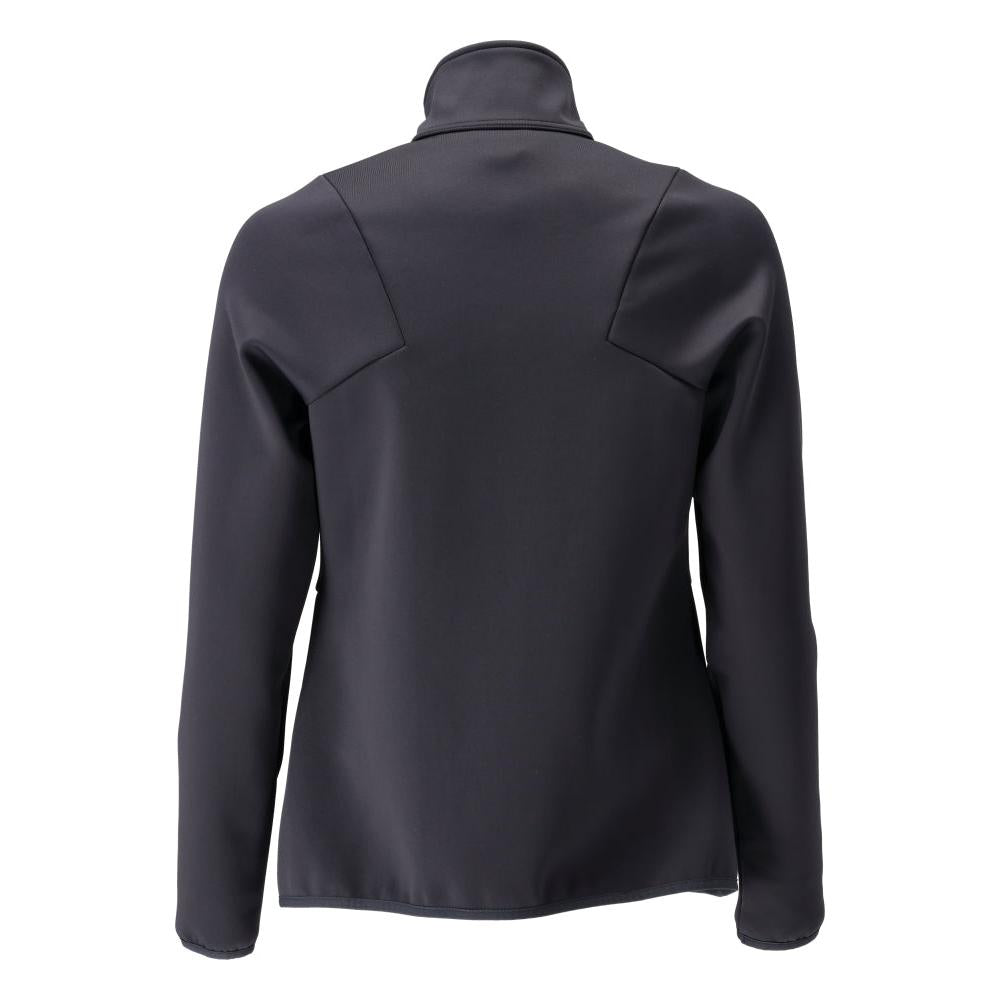 Pulover din lână cu fermoar, jachetă de damă din microfleece