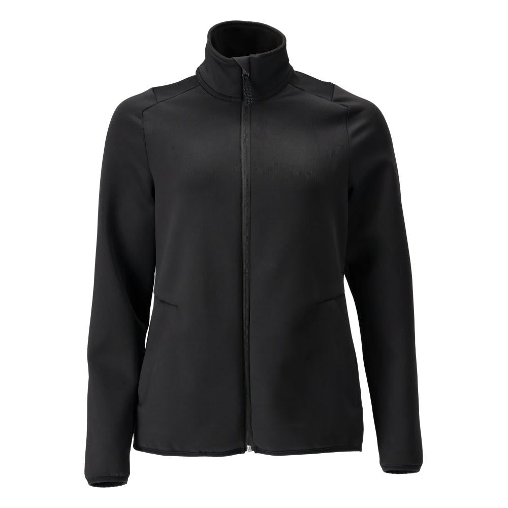 Pulover din lână cu fermoar, jachetă de damă din microfleece