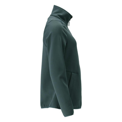 Pulover din lână cu fermoar, jachetă de damă din microfleece