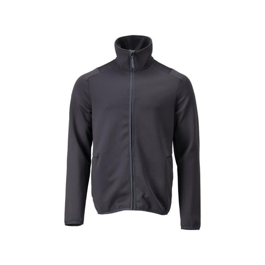 Pulover din lână cu jachetă din microfleece cu fermoar
