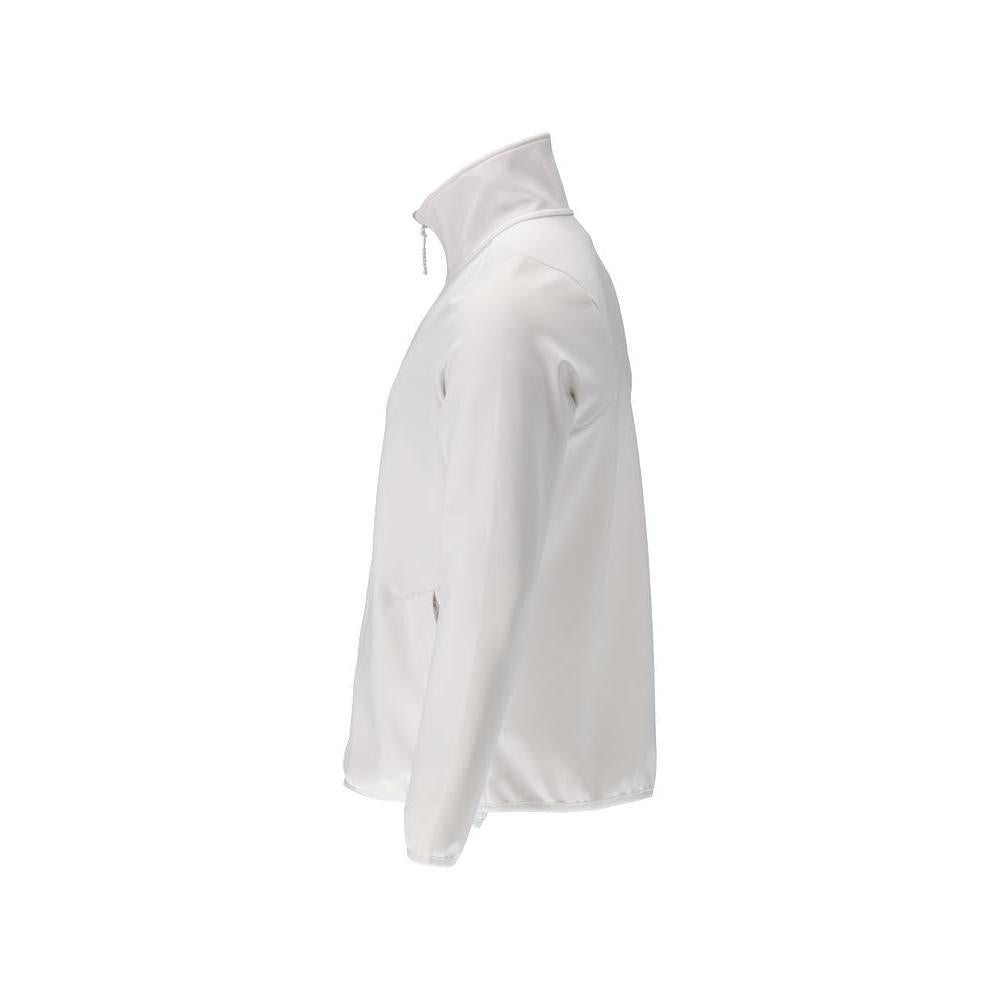 Pulover din lână cu jachetă din microfleece cu fermoar