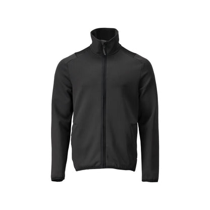 Pulover din lână cu jachetă din microfleece cu fermoar