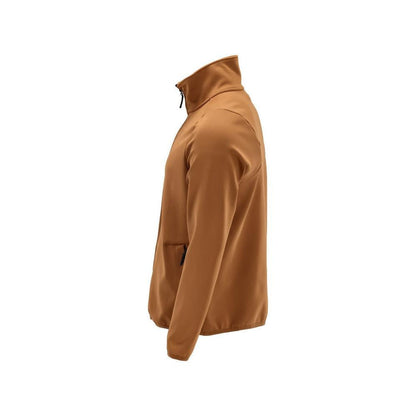 Pulover din lână cu jachetă din microfleece cu fermoar