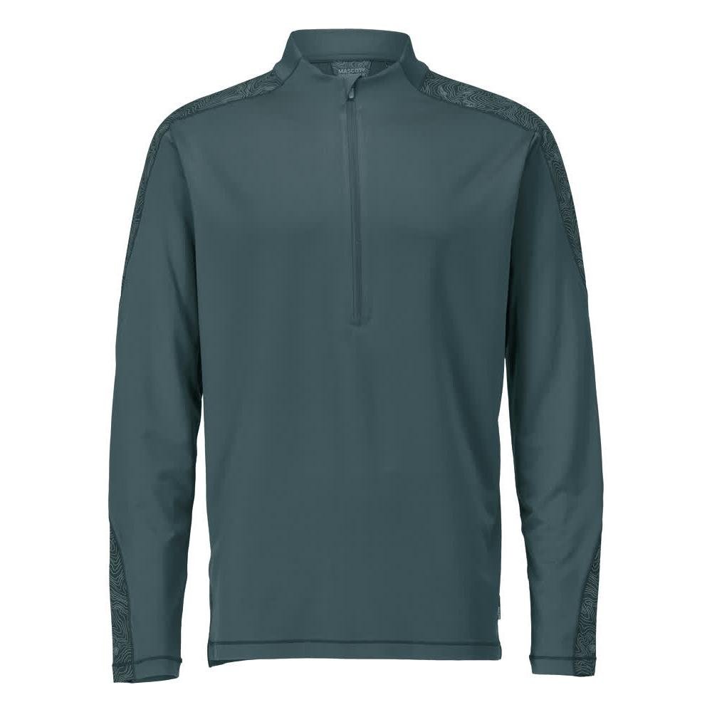 Tricou, maneca lunga, tricou scurt cu fermoar