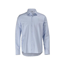Cămașă, slim fit, albastru deschis/alb