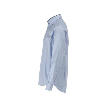 Cămașă, slim fit, albastru deschis/alb