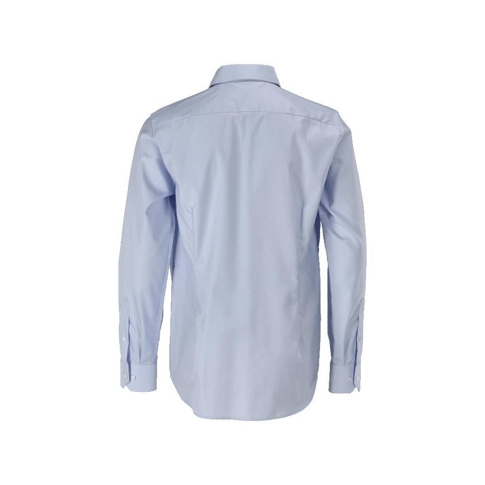 Cămașă, slim fit, albastru deschis/alb