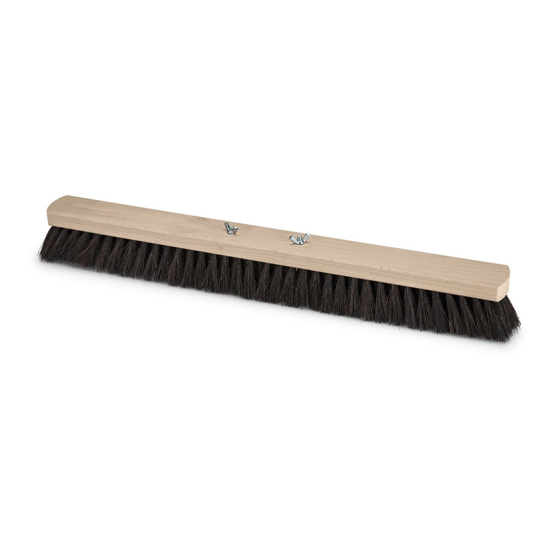 Nölle Profi-Bürste Saalbesen 60 cm cu păr natural și șuruburi de aripă de la Nölle Profi Brush Bürsten- & Pinseltechnik e.K. are o bază de lemn stabilă, peri densi și este ideal pentru atașarea unui mâner.