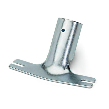 Suportul de metal cu fante Nölle Profi Brush de la Nölle Profi Brush Bürsten- & Pinseltechnik e.K. are o bază plată fante și un tub cilindric înclinat, perfect pentru montarea și fixarea echipamentelor de curățare precum Nölle Profi Brush.