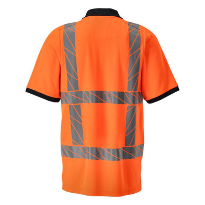 Tricou polo, tricou polo modern fit, portocaliu hi-vis