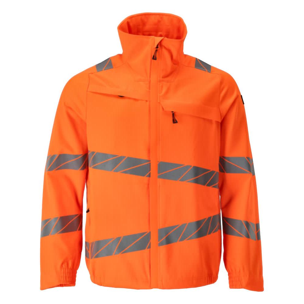 Geacă, geacă de lucru cu inserții elastice, portocaliu hi-vis