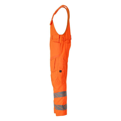 Salopete, buzunare pentru genunchi, inserții elastice Salopete, portocaliu hi-vis