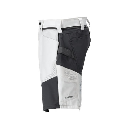 Pantaloni scurți, pantaloni scurți ușori, alb/gri antracit