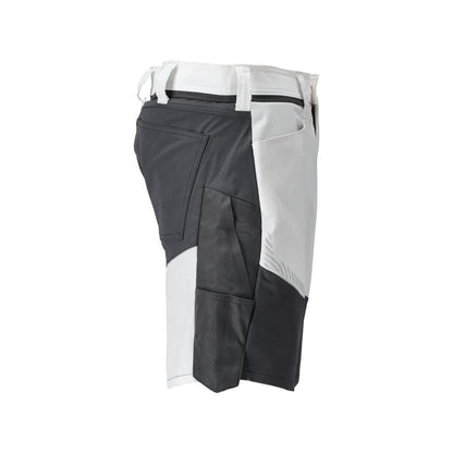 Pantaloni scurți, pantaloni scurți ușori, alb/gri antracit