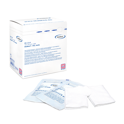 MaiMed-VKS-comprese sterile din lână, 25x2 bucăți/cutie