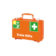 Erste-Hilfe-Koffer QUICK-CD orange mit Füllung Standard DIN 13157