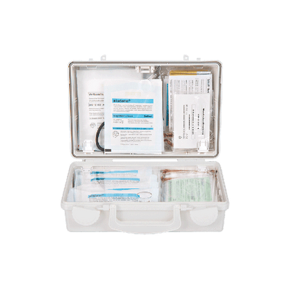 Erste-Hilfe-Koffer QUICK-CD weiss mit Füllung Standard DIN 13157