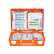 Erste-Hilfe-Koffer SN-CD orange mit Füllung Standard ERW DIN 13157