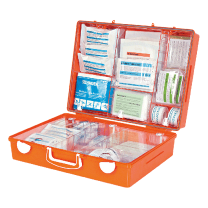 Erste-Hilfe-Koffer MT-CD orange mit Füllung Standard ERW DIN 13169