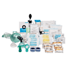 Conținutul trusei medicale pentru pompieri, model mare, conform DIN 14143