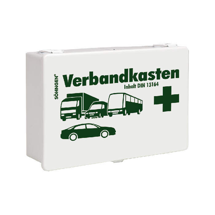 KFZ-Verbandkasten ST weiss mit Füllung Standard DIN 13164