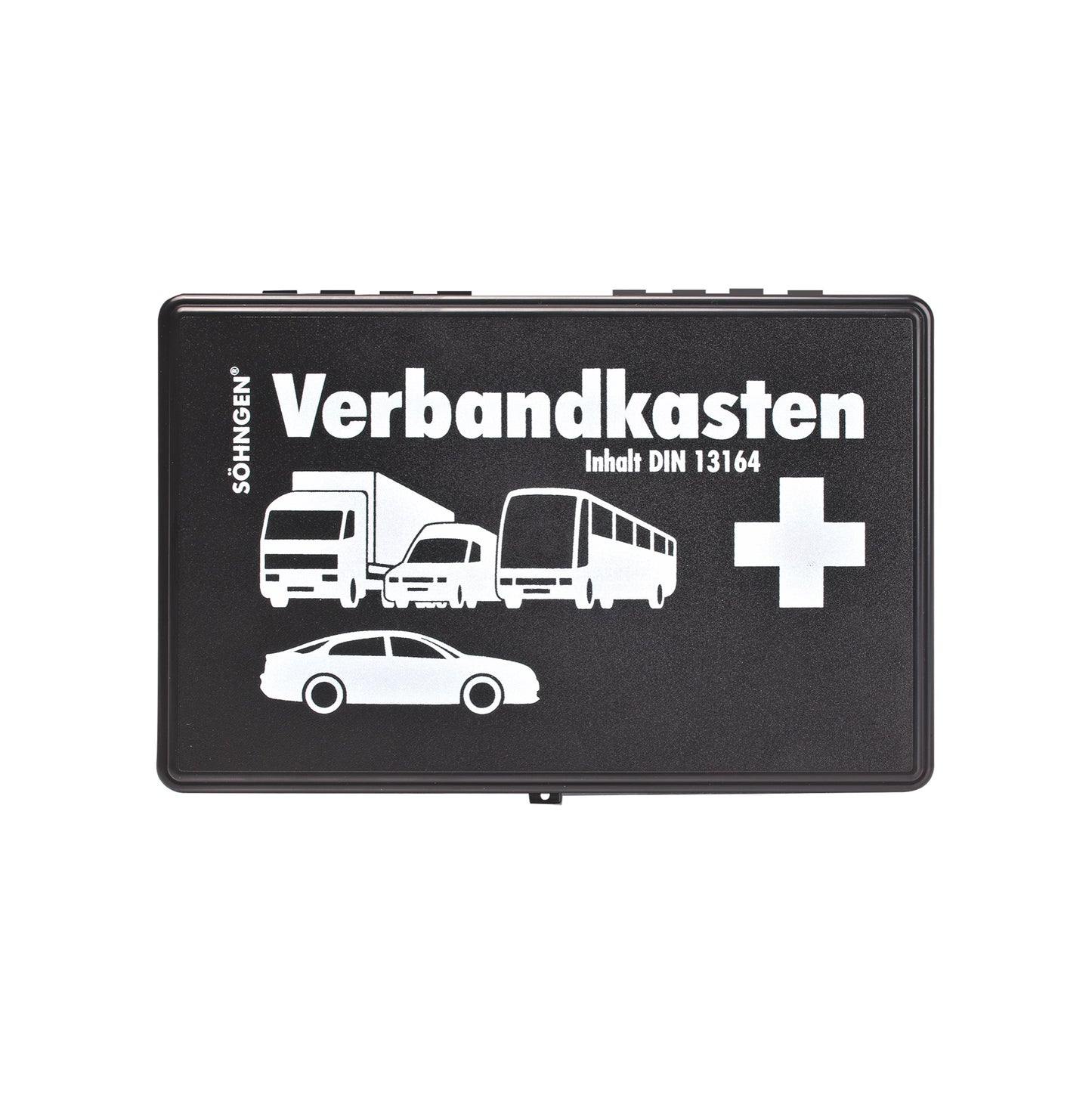 KFZ-Verbandkasten KU schwarz mit Füllung Standard DIN 13164