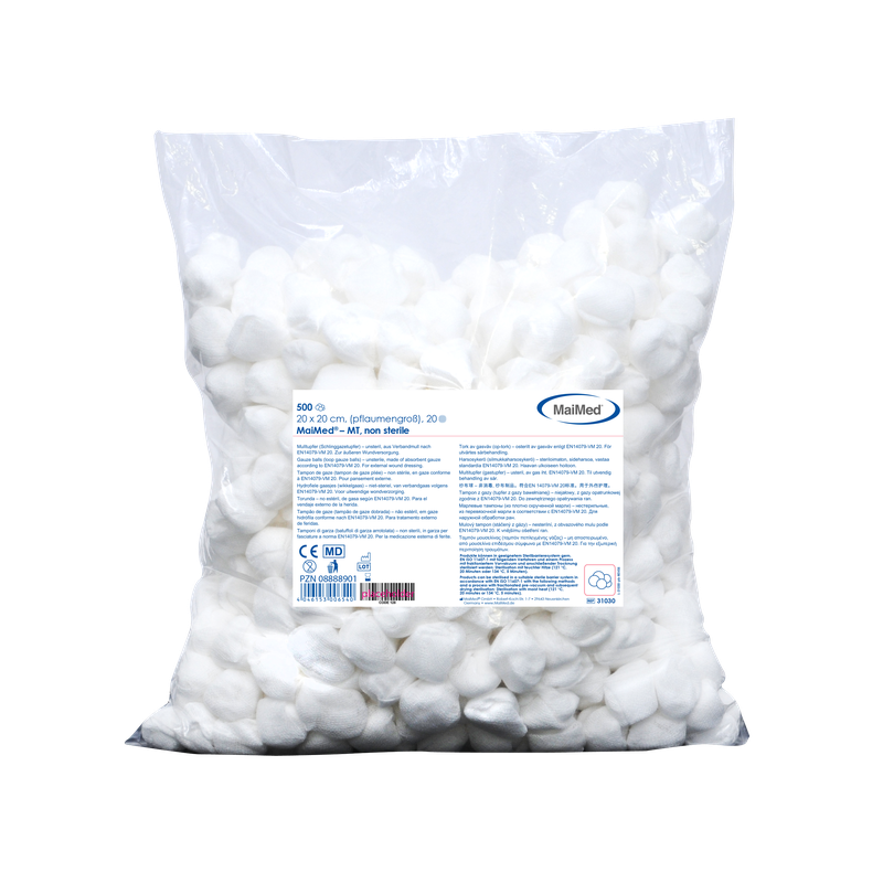 MaiMed-MT-tampoane de tifon nelsteril, 500 buc/sac folie