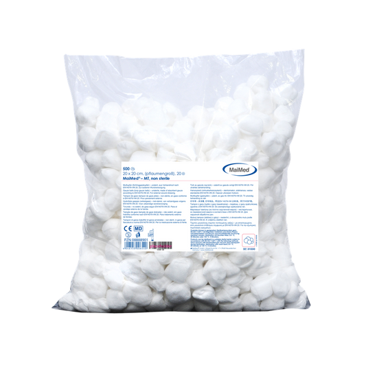 MaiMed-MT-tampoane de tifon nelsteril, 500 buc/sac folie