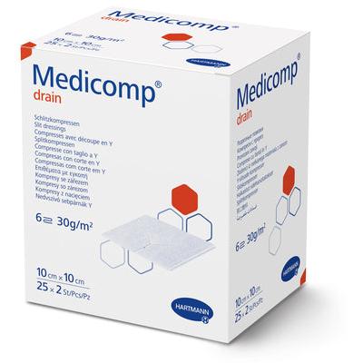 Medicomp dr st 7*5x7*5 S306f | Pachet (50 bucăți)