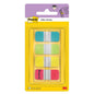 Post-it® Index Strong Ablagetabs, Mini (15,8 mm x 38,1 mm) în galben, roșu, albastru și verde de la 3M Deutschland GmbH vin ca 40 de benzi adezive/distribuitor (1 bucată), ideal pentru organizarea documentelor - un pachet cu distribuitor de plastic.