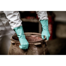 NITRAS GREEN BARRIER, manusi de protectie chimica, verde