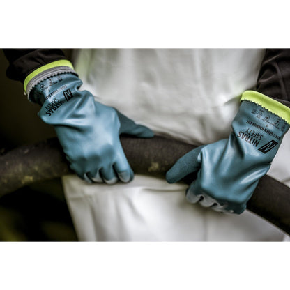 NITRAS GREEN BARRIER CUT, manusi de protectie chimica, benzina