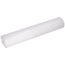 Ein aufgerollter Bogen weißer EMIL DEISS KG (GmbH + Co.) DEISS 36512 (630x850x0,02 mm, 40 Stück/Rolle) liegt auf einem einfarbigen, hellen Hintergrund.