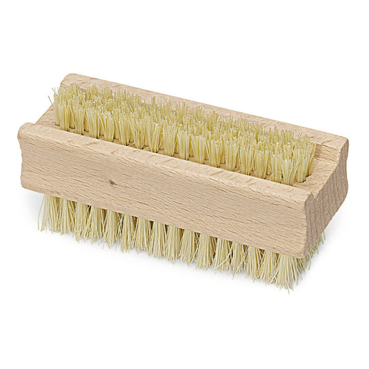 Peria profesională Nölle cu două fețe pentru spălarea mâinilor (11 cm) are pe ambele fețe peri din fibre naturale rezistente la căldură, fiind ideală pentru curățarea eficientă a unghiilor și a mâinilor. Marcă: Nölle Profi Pinsel Bürsten- & Pinseltechnik e.K.