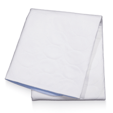 AMPri MED-COMFORT tampon de protectie pat lavabil 75 x 90 cm, albastru/alb | Pachet (1 bucata)
