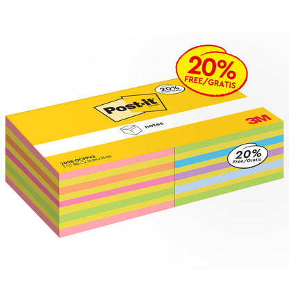 Cubul de notițe 3M Post-it® conține 2 cuburi cu câte 450 de foi (76x76mm), în culori diferite. Fabricat de 3M Deutschland GmbH, notițele sunt livrate în ambalaj certificat PEFC - ideal pentru orice birou.