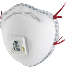 Mască de particule 3M™ FFP3, cu supapă, 8833 | Pachet (10 bucăți)