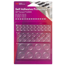 Mini pachet de tampon elastic 3M™ Bumpon™ SJ5300BL (20x SJ5302, 14x SJ5312, 8x SJ5344), transparent | Pachet (1 set)