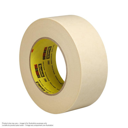 Bandă de mascare din hârtie 3M™ Scotch® 202, bej
