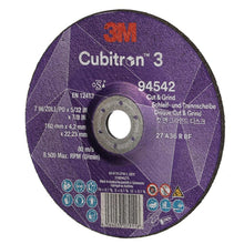Disc de șlefuit 3M™ Cubitron™ 3 Cut and Grind, 94542, 36+, T27, 180 mm x 4,2 mm x 22,23 mm, EN, 10/pachet, 20 buc/PU | Pachet (10 bucăți)