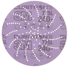 Disc de film 3M Xtract™ Cubitron™ II 775L, 125 mm, 240+, cu mai multe orificii | Pachet (50 bucăți)