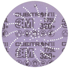 Disc de film 3M Xtract™ Cubitron™ II 775L, 125 mm, 320+, cu mai multe orificii | Pachet (50 bucăți)