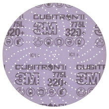 Disc de film 3M Xtract™ Cubitron™ II 775L, 150 mm, 320+, cu mai multe orificii | Pachet (50 bucăți)